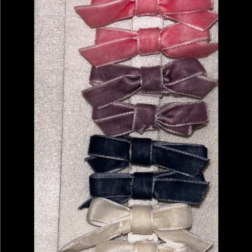 Marshalls Pink, Purple, Blue, and Cream Hair Bows